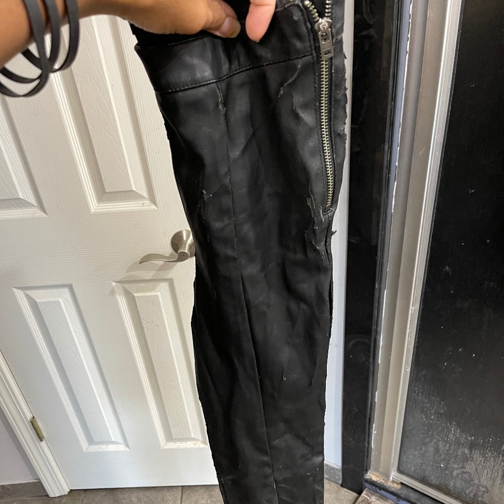 Express leather pants 0